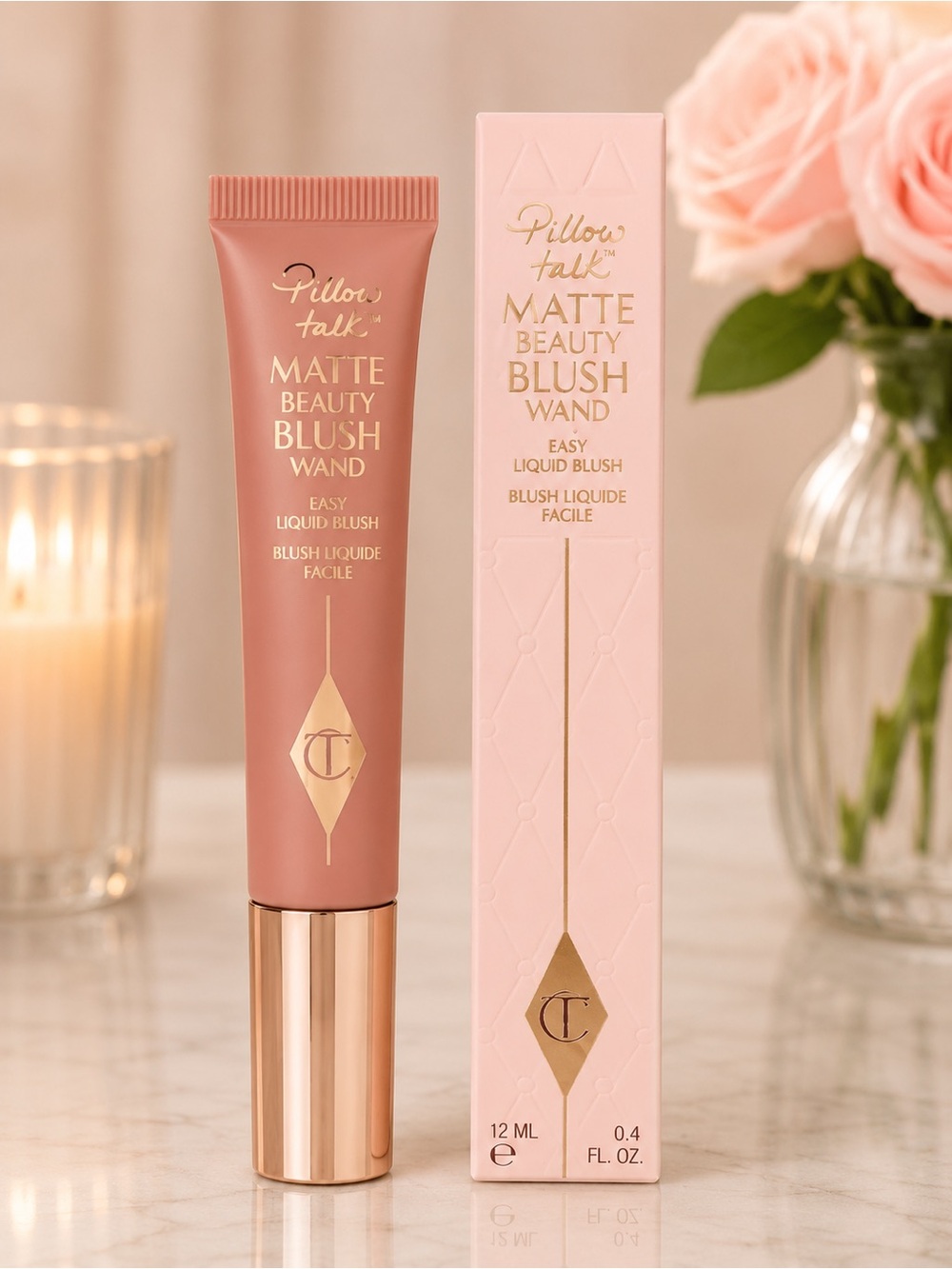 Charlotte Tilbury Pillow Talk Matte Beauty Blush Wand NEW Full Size